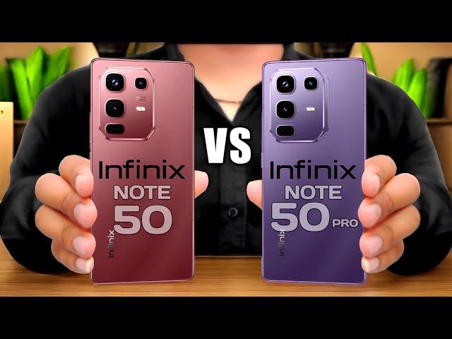 Infinix Note 50 4G Vs Infinix Note 50 Pro 4G || Full Comparison 