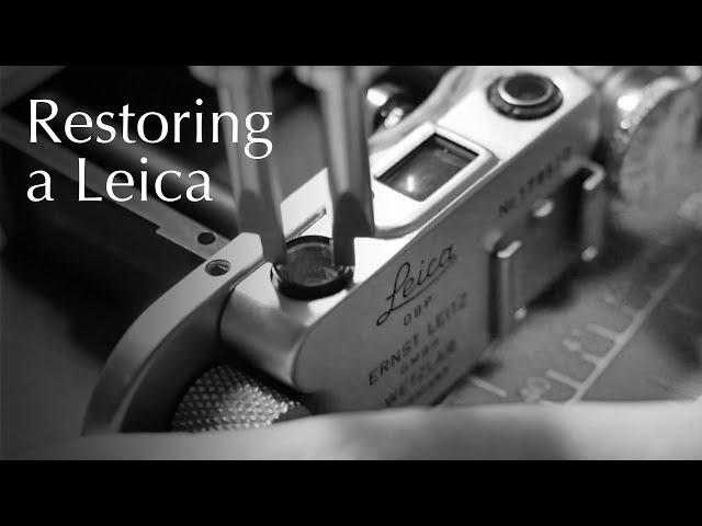 Restoring a 85-year-old Leica camera