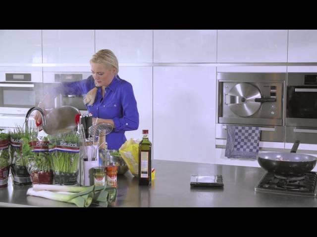 Tagliatelle met garnalen en rucola | Sonja Bakker