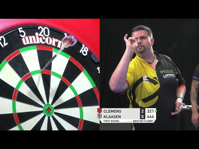 NINE-DARTER! Gabriel Clemens pins the perfect leg at Super Series 5!