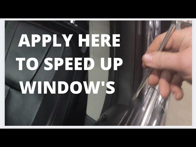 Window Slow To Go Up - Fix - Simple Easy - Try this first before Spending lots of money