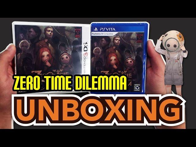 Zero Time Dilemma (Zero Escape Vol.3) (PS Vita / 3DS) Unboxing