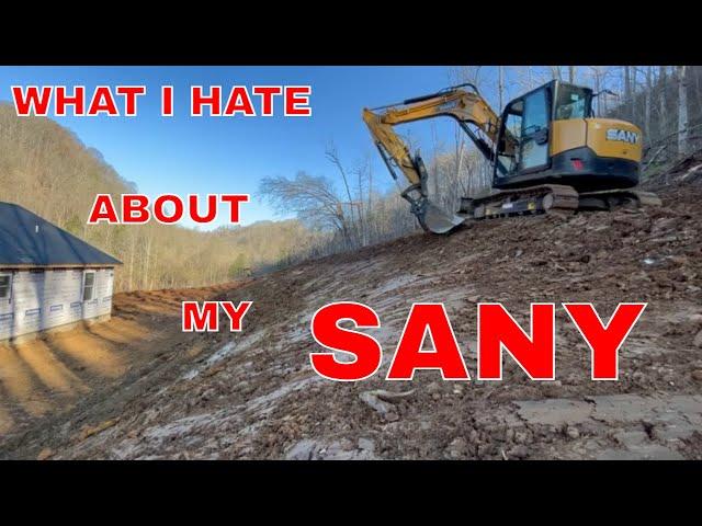 One Thing I HATE About My SANY Excavator! (SANY Problems)