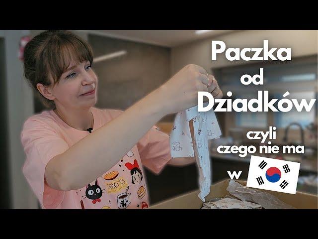 Paczka od Dziadków z Polski w Korei!