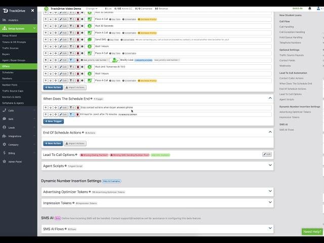 TD V2.1 - Setup Schedules