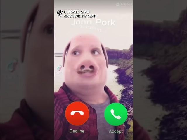 John Pork sings you a song