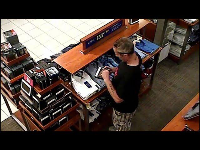 Video shows how well store security can monitor shoppers