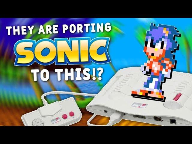 SOMEONE IS MAKING A SONIC GAME FOR IT!!?? - A NEW AMSTRAD GX-4000 Game!