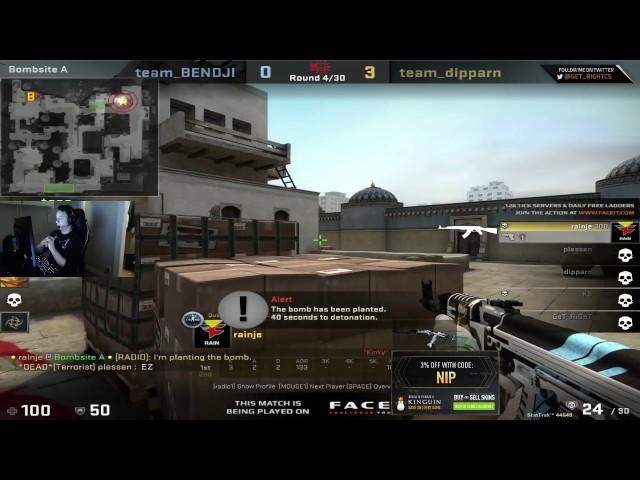 rain Amazing 1v4 Clutch in FPL On Stream