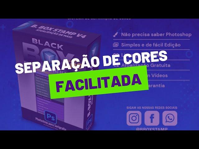 Blackbox: como funciona a action para separação de cores para serigrafia?