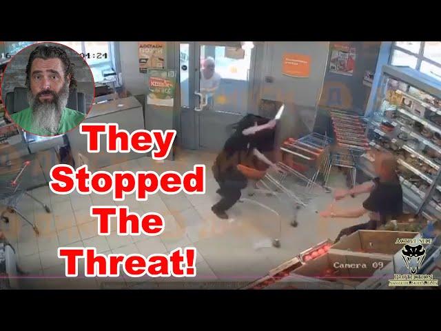 BONUS LESSON: Russian Grocery Shoppers Tackle A Serious Threat