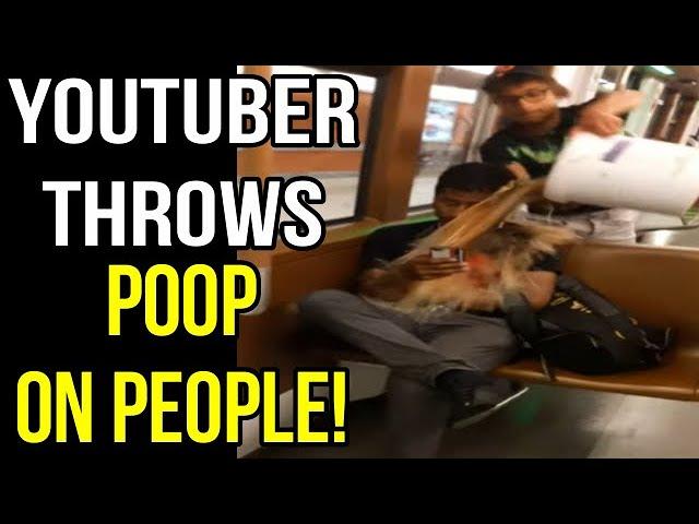 YouTuber Arrested for Throwing Bucket of Poo on Train Passengers