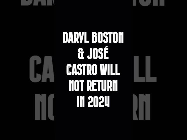 Daryl Boston & José Castro Will Not Return In 2024 @gabrielpaganBASEBALL