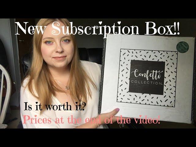 Confetti Collection BRAND NEW Subscription Box | Connor Krystyn