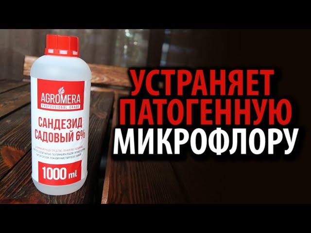 Сандезид Садовый 6 АГРОМЕРА 1л  Эффективно устраняет патогенную микрофлору