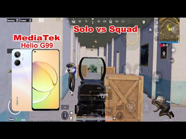 Realme 10 Pubg Bgmi Test MediaTek Helio G99 Solo vs Squad Gameplay #devrajesh #pubg #realme