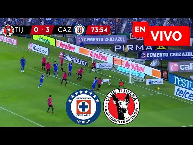  CRUZ  AZUL VS TIJUANA EN VIVO Y EN DIRECTO / LIGA MX APERTURA 2024