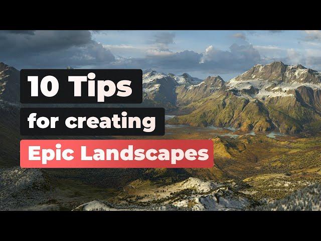 10 Tips for creating Epic Landscapes in Blender