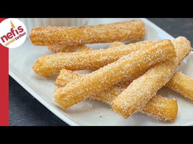 3 Malzemeyle 5 Dakikada En Kolay Tatlı  Churros Tarifi