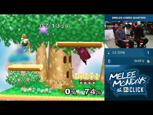 Le Don vs Shifu — Singles Losers Quarters — Melee Mondays at Click #84