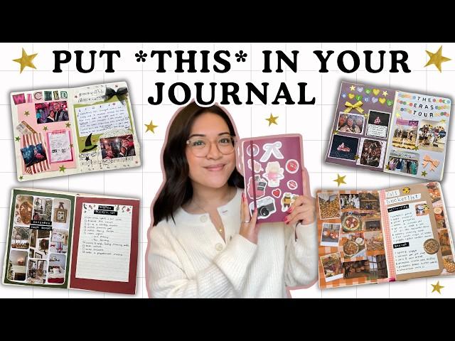 Journal with me! Start of the month journal ideas / December journal set up & journal flip through