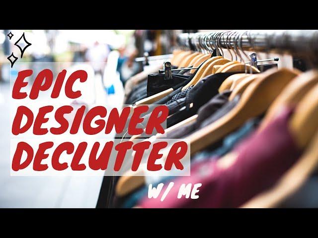 Decluttering My ENTIRE $20K Designer Wardrobe | Epic Wardrobe Clearout | Minimalisting Ep. 1