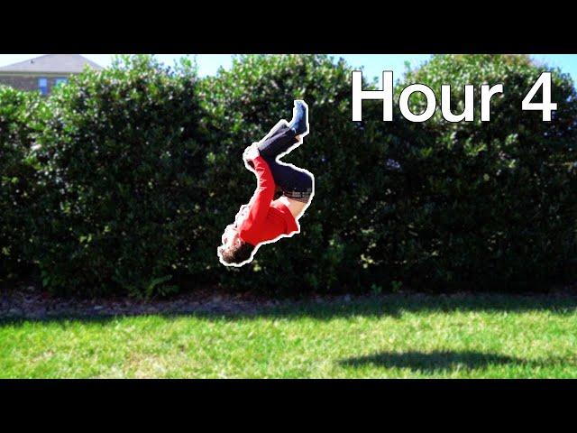 Learning How To Backflip In 24 Hours