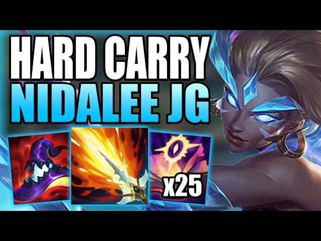 THIS IS HOW YOU CAN HARD CARRY SOLO Q GAMES WITH NIDALEE JUNGLE! - Gameplay Guide League of Legends