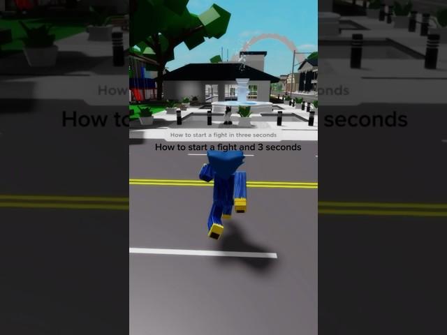 How to start a fight in 3 seconds #roblox #shorts
