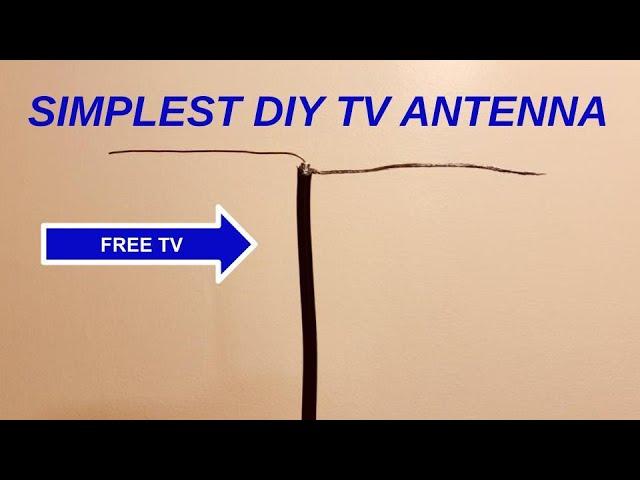 Build a Homemade TV Antenna from Coaxial Cable - DIY OTA TV Antenna