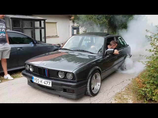 BMW e30 325i 24v burnout