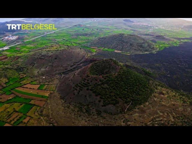 Manisa'nın Kula ilçesindeki volkanlar 