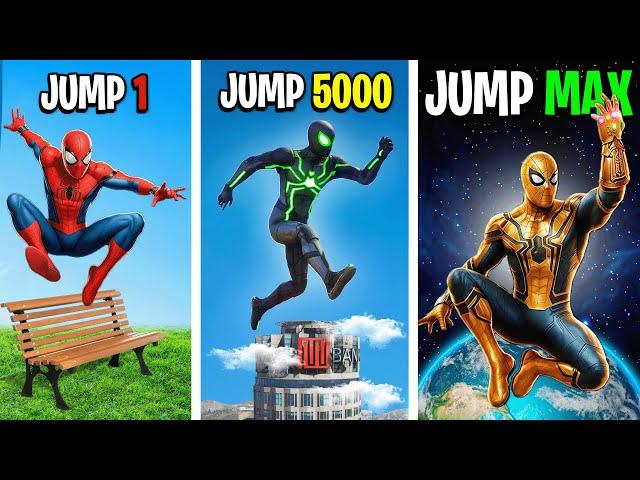 SPIDERMAN Upgrades With Every Jump In GTA 5