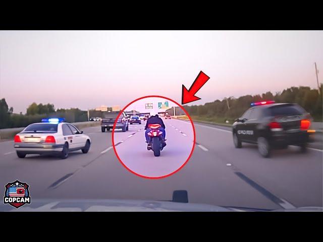 Tragic! Shocking And Devastating High-Speed Motorcycle Police Chases Caught on Dashcam