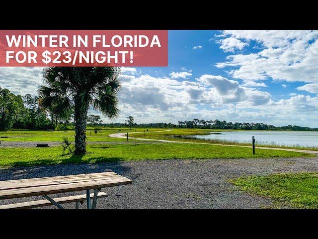 Where To Find A Cheap Winter RV Site In Florida | McCarty Ranch Preserve