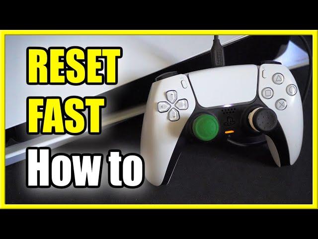 How to RESET PS5 Controller without CONSOLE or PC (Fast Tutorial)