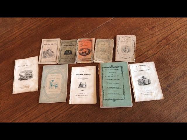 Chapbook lot 1827-1850's woodcuts ten items illustrated children's books