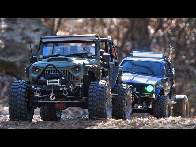 Hilux Truggy & Jeep SCX10 II JK Rubicon