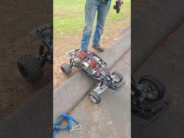 GAS POWER!!!! BAJA HPI MONSTER #RC #BRAAAAPPP!!!!!!