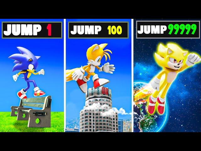 Sonic Changes with EVERY Jump in GTA 5