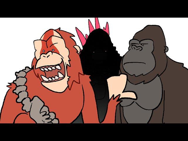 Look at this monkey  (Godzilla x Kong animated)