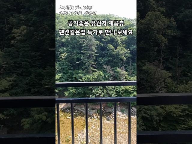 공기좋은 유원지 계곡뷰펜션같은집 특가로 만나 보세요 #양주신축빌라 #장흥신축빌라