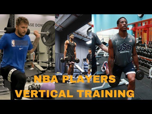 NBA players vertical training (leg workout, jumping)