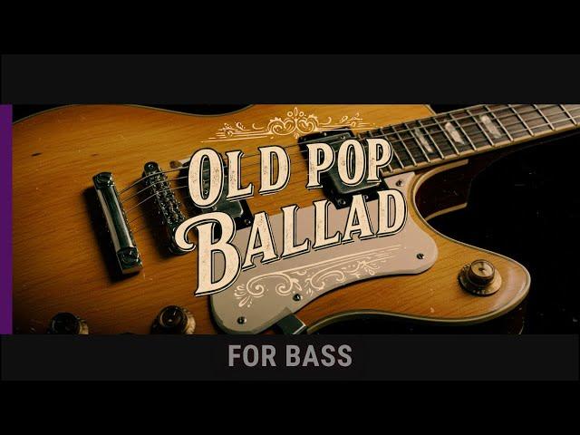 Old Pop Ballad - C Major | For Bass - Backing Track | 95bpm