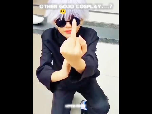 This Gojo Cosplay #sigma #sigmamale #sigmarule #trollfaceedit #aura #disaster #ytshorts