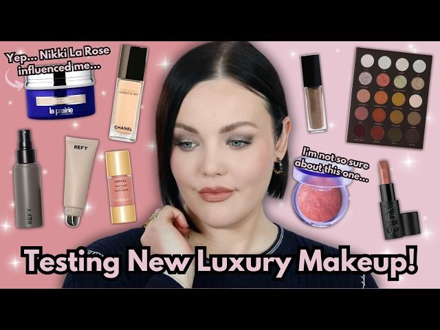 GRWM Testing New Luxury Makeup!