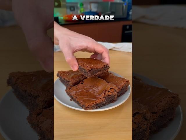 PARE DE FAZER BROWNIE DA MANEIRA ERRADA!!! Ft. @cheffotto  #doces #receitasfaceis #receitas