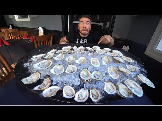 THE BIGGEST OYSTER EATING CHALLENGE I HAVE EVER TRIED THIS YEAR... Joel Hansen