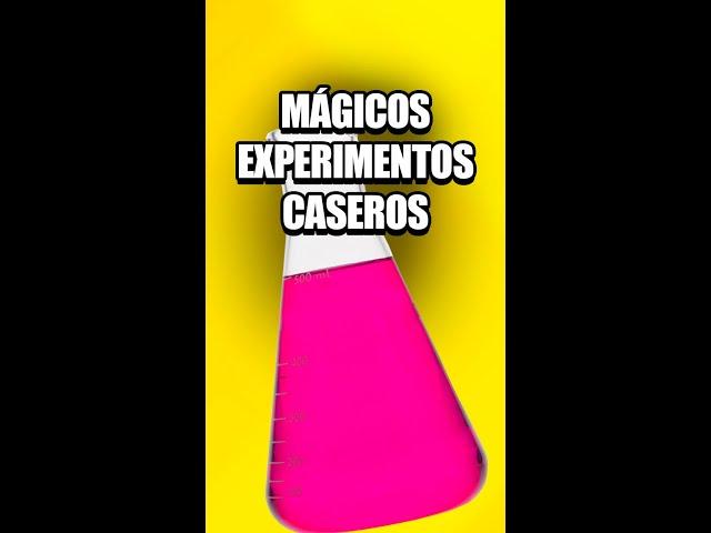 Científicos EXPERIMENTOS CASEROS!  #shorts