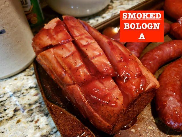 SMOKED BOLOGNA | MASTERBUILT ELECTRIC SMOKER | COOKING FROM THE LOFT